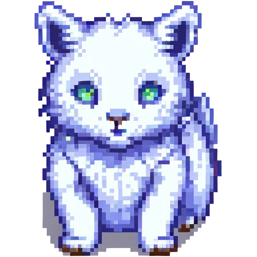 Neon Splash Fantasy Furry Animal Creature  emoji