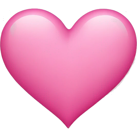 Pink heart emoji