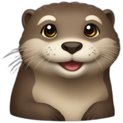 loutre sur tortu emoji