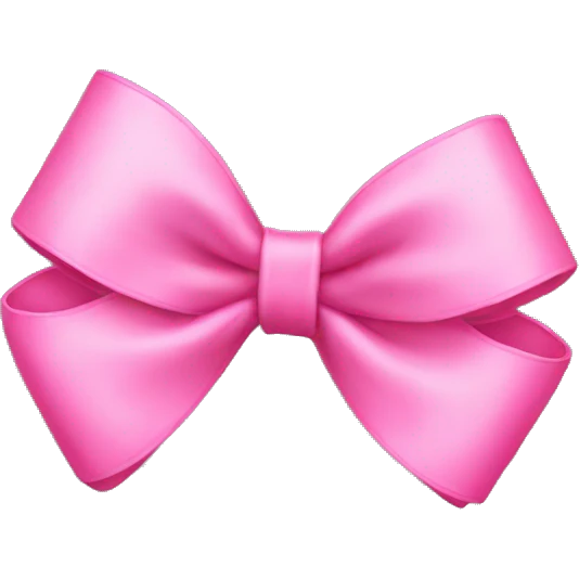 Pink bow emoji