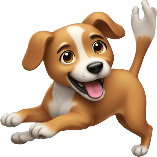 Dog dancin emoji