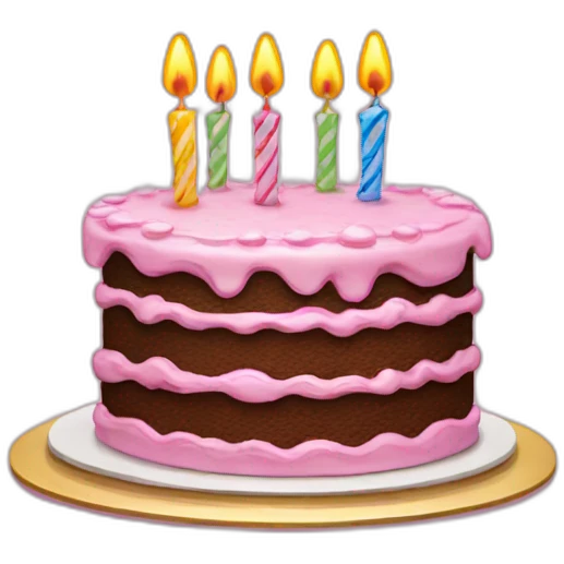 happy birthday cake emoji