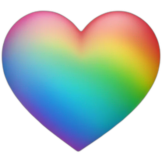 rainbow heart emoji