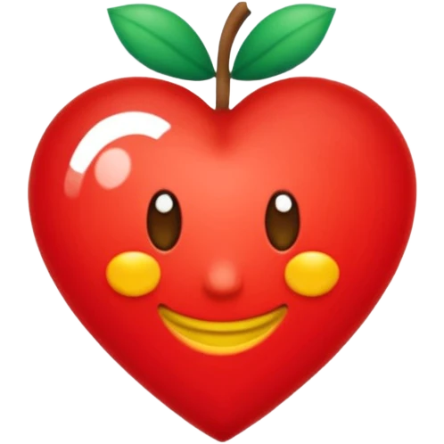 Coração vermelho em chamas vermelha com letras HL dourado no centro do coração  emoji