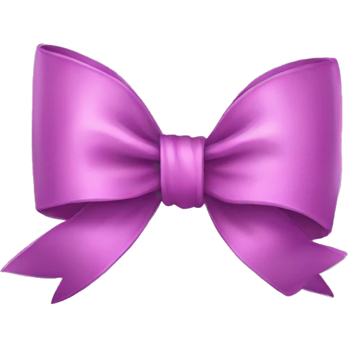 Cute bow emoji