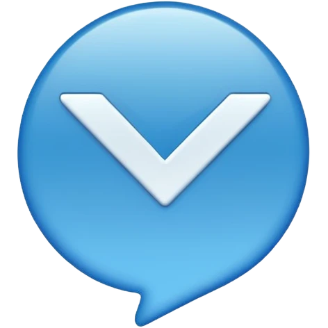 Blue tick make look real  emoji