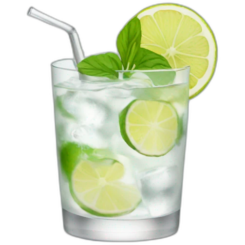 drinking a gin tonic emoji