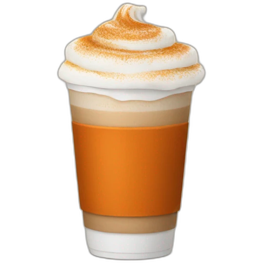 pumpkin spice latte emoji