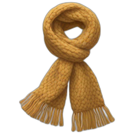 woolen scarf  emoji