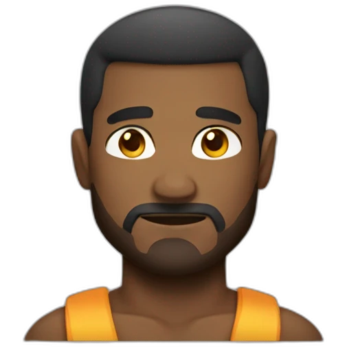 strong man half body emoji