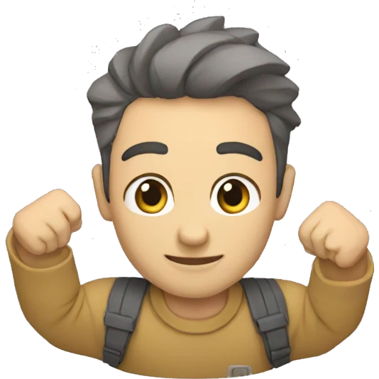 PERSONA LEVANTANDO EL BRAZO PUÑO CERRADO  emoji