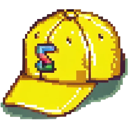 yellow baseball cap emoji