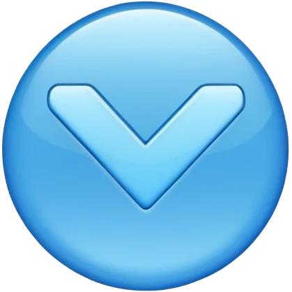 Синия галочка emoji