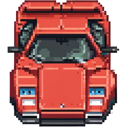 красная Lamborghini Countach, no background emoji