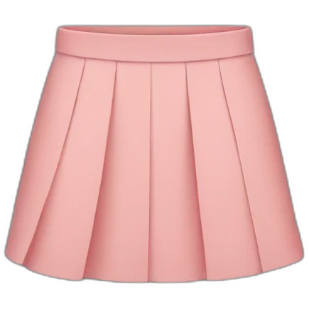 Short skirt emoji