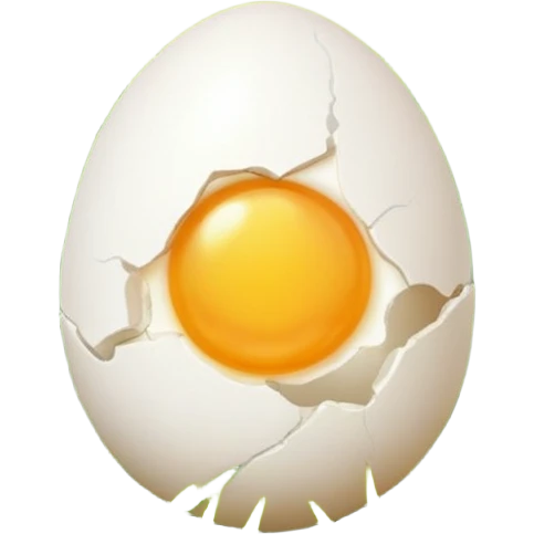 egg on the pasture emoji
