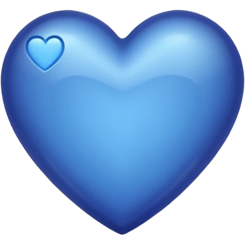 Indigo heart emoji