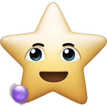 Star drops emoji