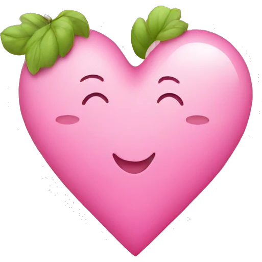 Heart pink  emoji