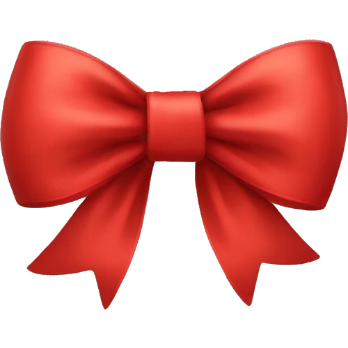 red bow emoji