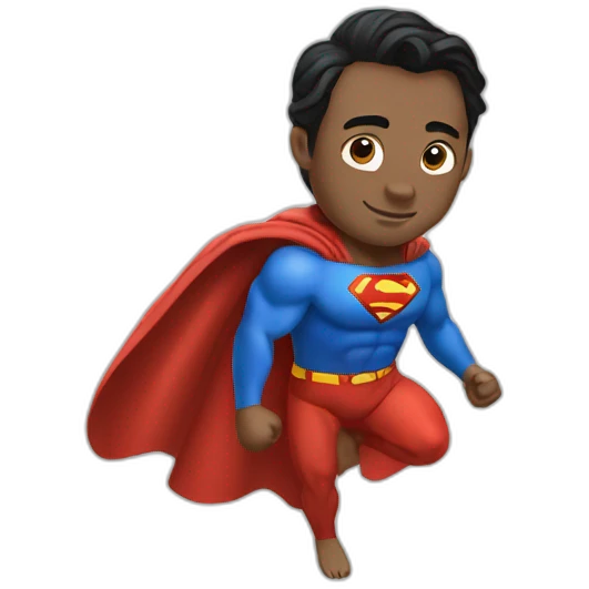 Yogi ji Superman  emoji
