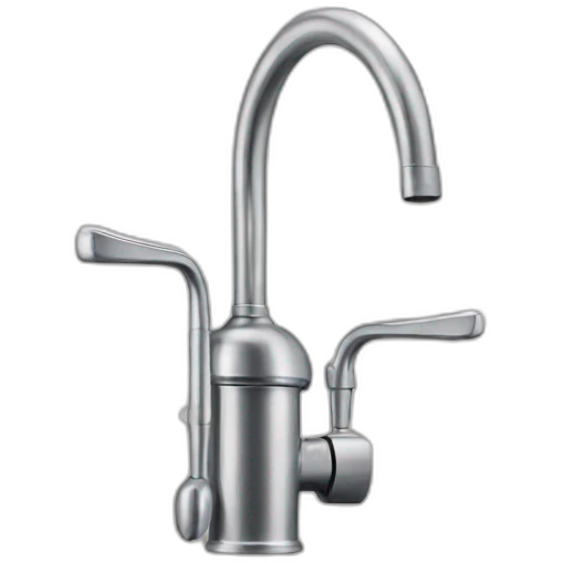  a man who looks like a kitchen tap emoji