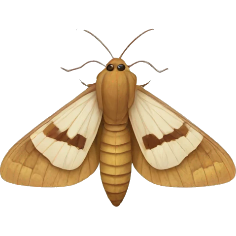 Moth emoji