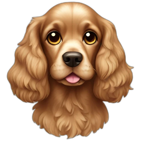 Cocker spaniel emoji