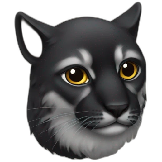 Écureuil noir emoji
