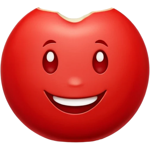 a babybel cheese with smile emoji
