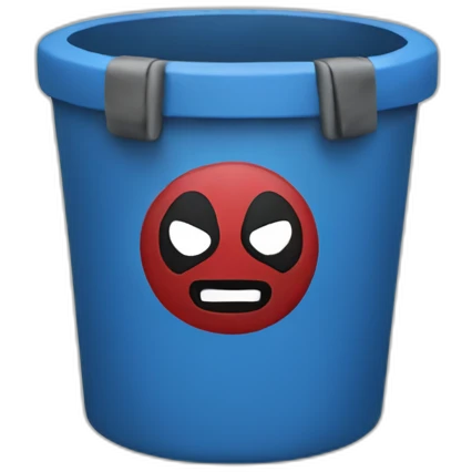 dead pool in blue crocks emoji