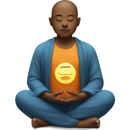 meditating emoji