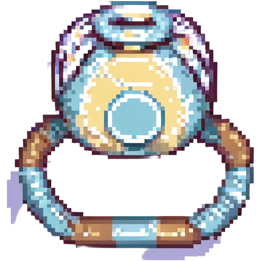 pixel art pacifier emoji