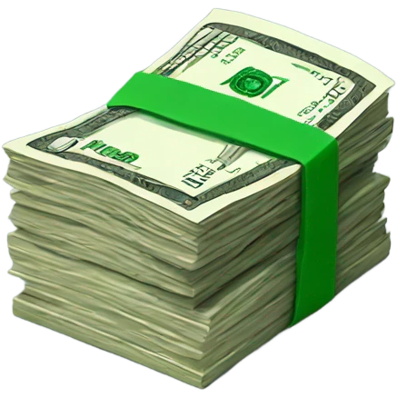 money stack  emoji