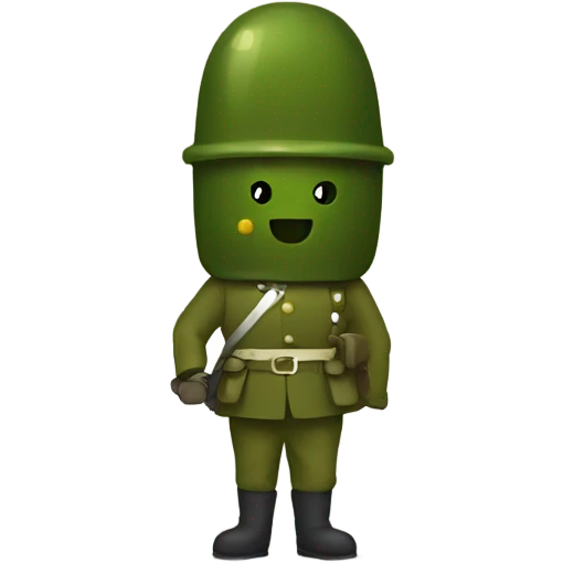 Pickle soldier  emoji