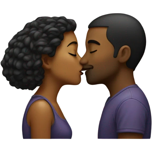 Kissing emoji