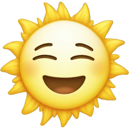 Beautiful day emoji