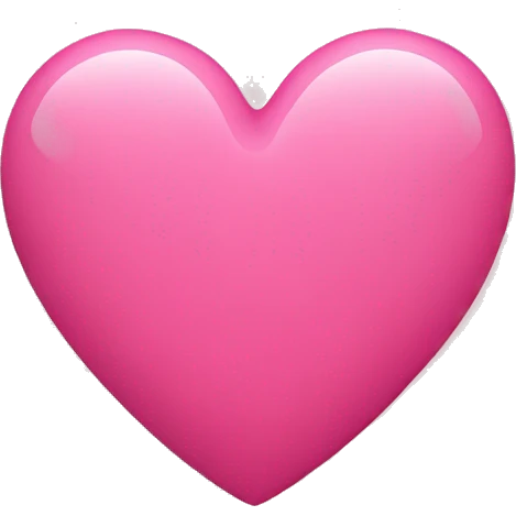 pink heart emoji