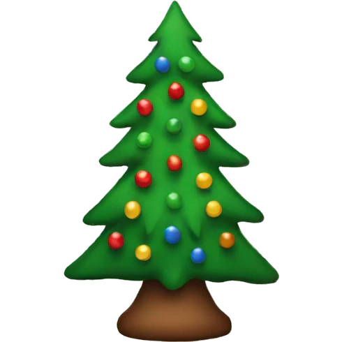 Christmas tree emoji