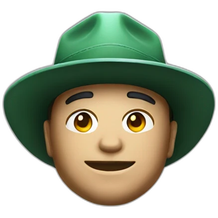 A GTA 5 symbol with a hat emoji
