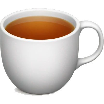 A mug of tea  emoji