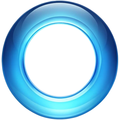 blue crystal circle emoji