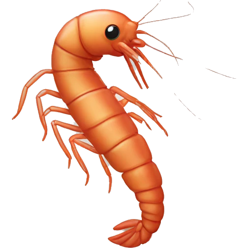 human shrimp emoji