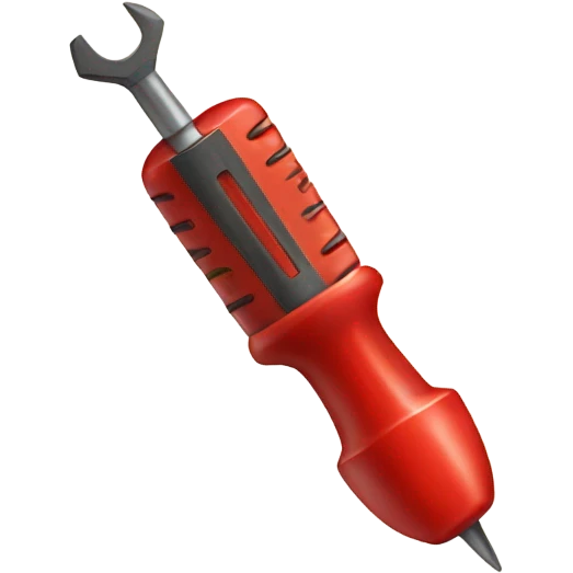 red screwdriver emoji