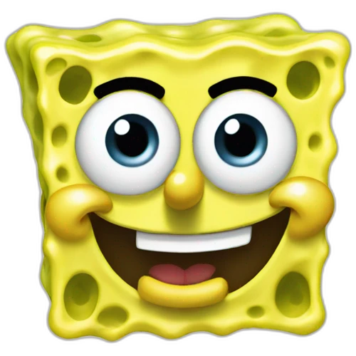 SpongeBob Square Smiling Without the hat emoji