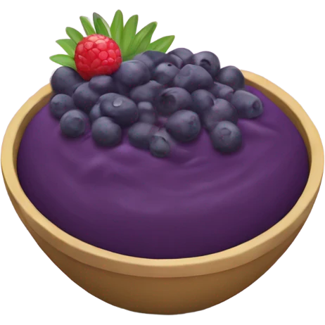 Acai bowl emoji