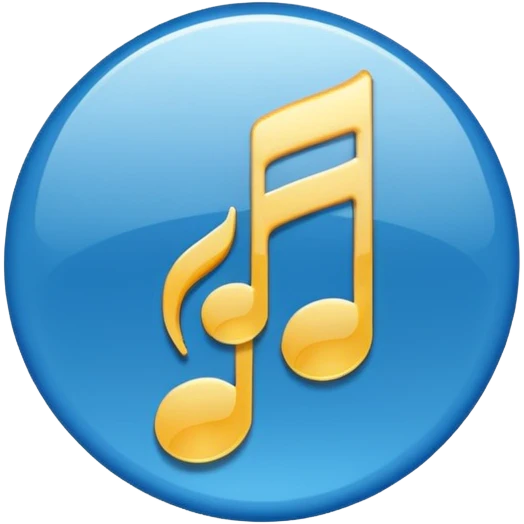 i want to create pack for discord bot music button for emoji color blue emoji