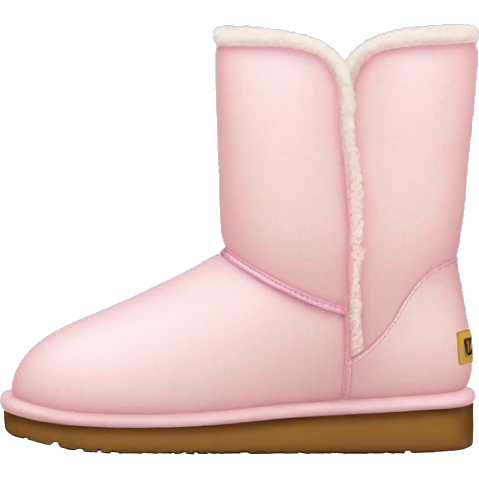 light pink uggs emoji
