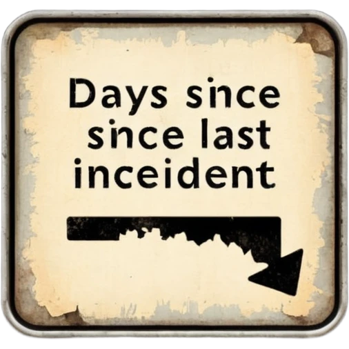 days since last incident emoji
