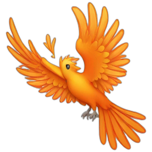 phoenix-orange-circle-outline emoji